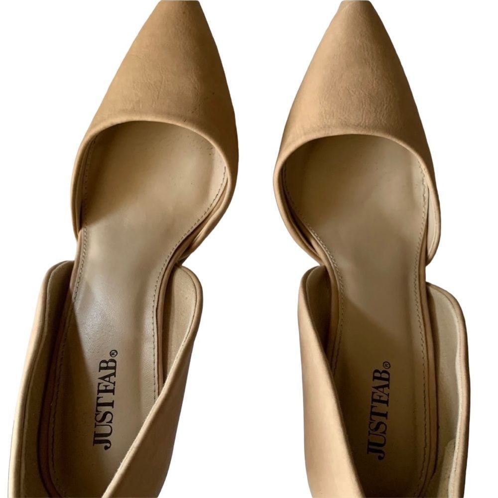 JustFab Ivory High Heels - Picture 6 of 7